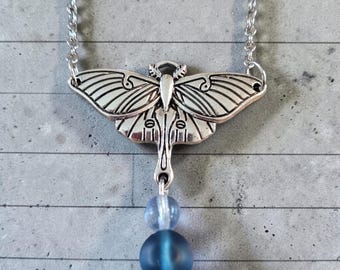 Luna Moth Pendant Necklace