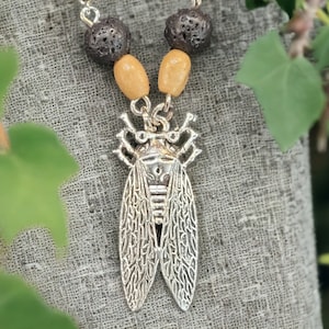 Cicada Pendant Necklace image 1