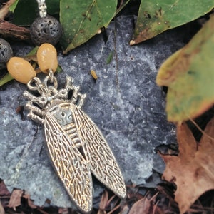 Cicada Pendant Necklace image 2