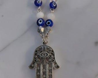 Collar con el Ojo Turco de Hamsa