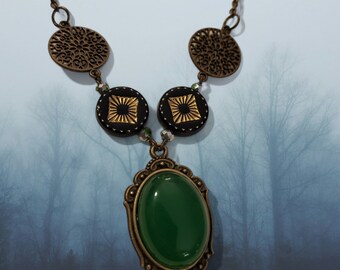 Lucky Jade Pendant Necklace