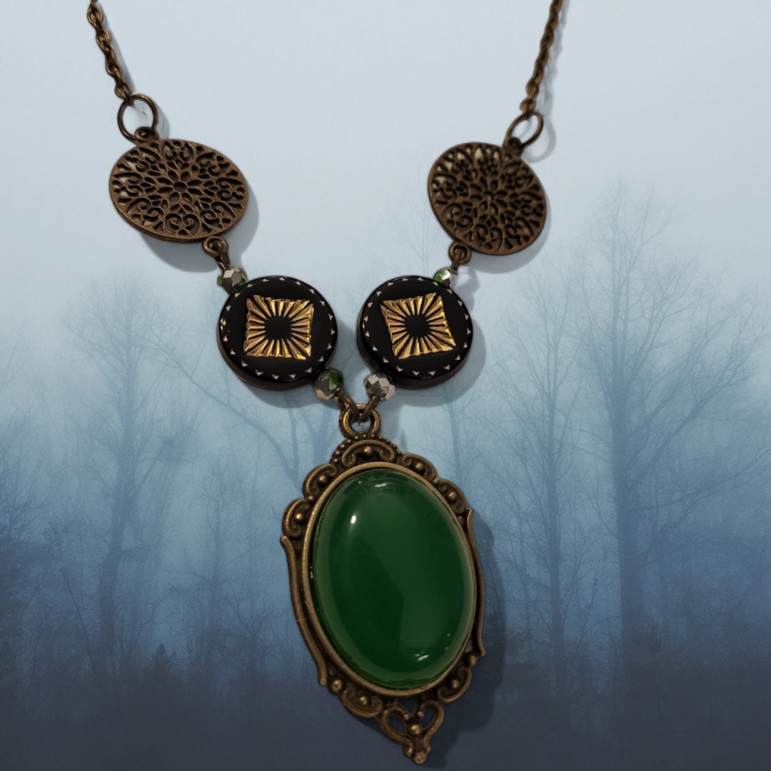 Lucky Jade Pendant Necklace