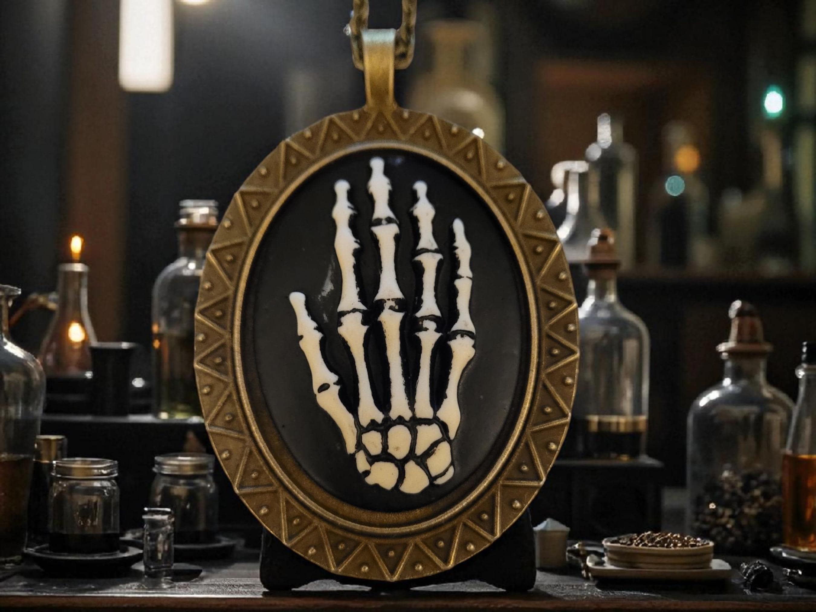 Anatomical Cameo Necklace - Thumbnail 6