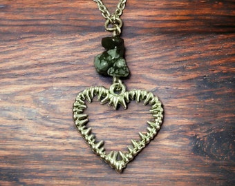 Demonic Heart Pendant Necklace