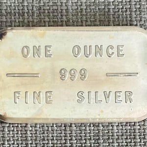 Vintage Bache 1 oz Silver Bar
