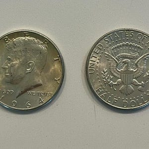 1964年 ケネディハーフドル 2枚セット 1964 united states - Etsy 日本