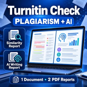 Turnitin Plagiarism & AI Check | Fast Delivery |