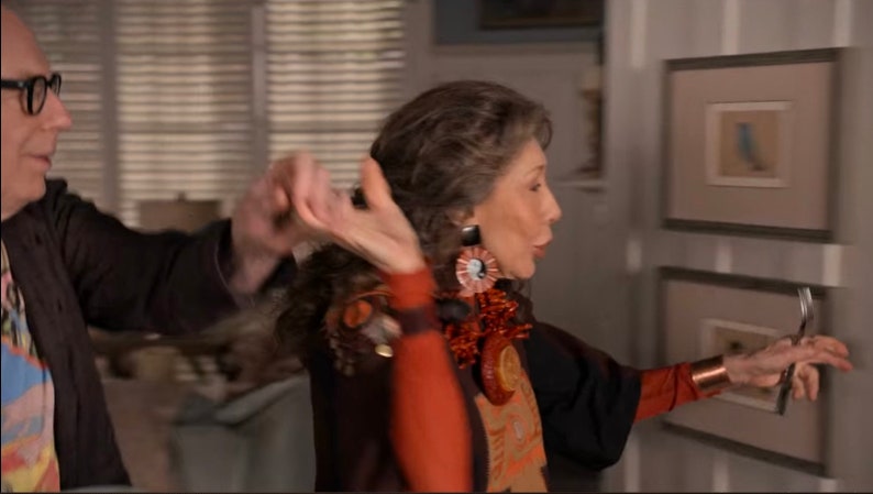 As Seen on Grace and Frankie, Copper Cuff Textured Bracelet, Bold Swirls Solid Copper Cuff, As Seen on Netflix, The Artisan Group, ASOTV image 2