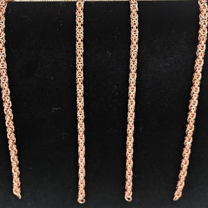 Copper Byzantine Chainmaille Bracelet