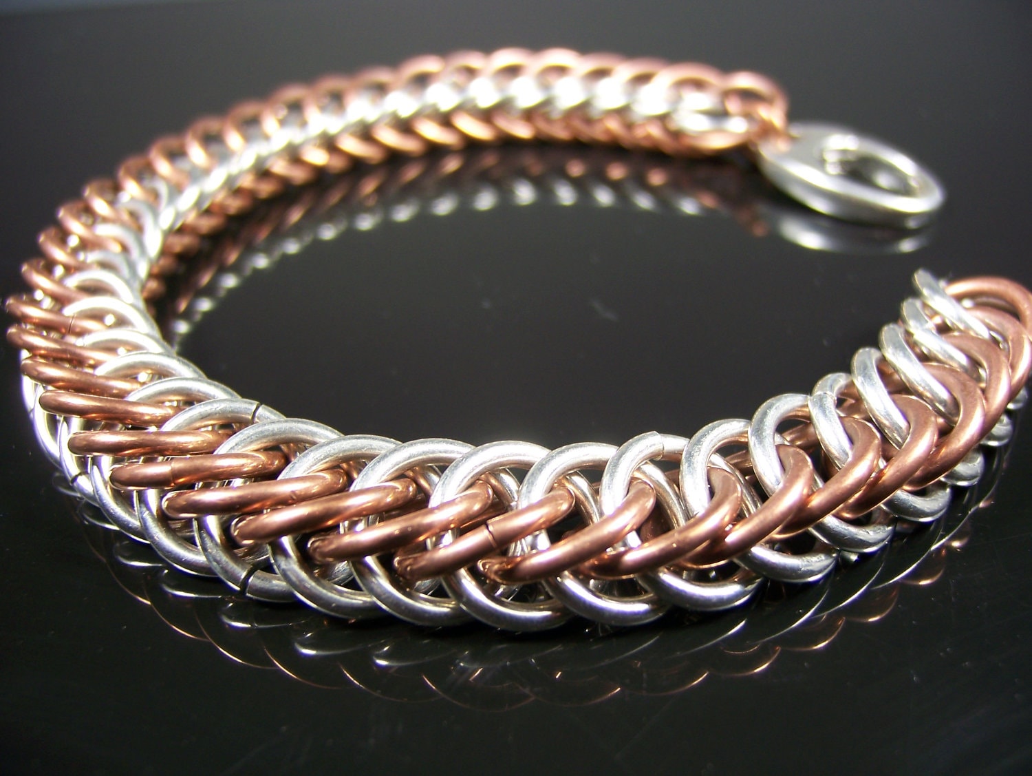 Copper & Silver Necklace/Bracelet