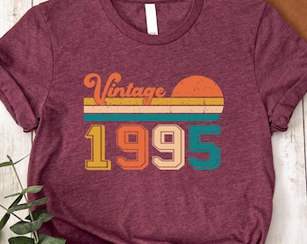 30th Birthday Shirt Vintage 1995 T Shirt 1995 Birthday Gift 30th Birthday Gift 30 Years Old Tee Limited Edition Legend Classic Bday 30th