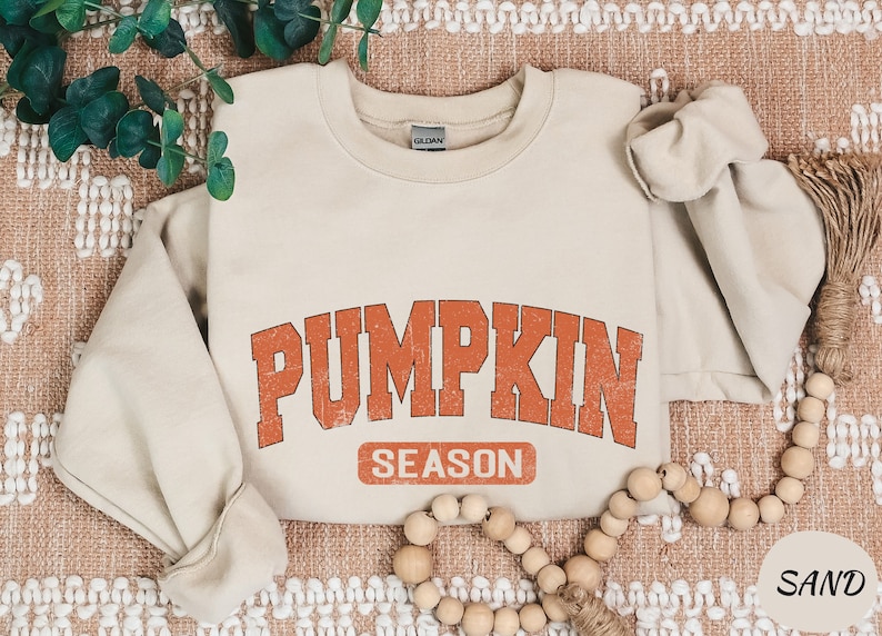 Retro Pumpkin Season Sweatshirt - Thanksgiving Gift Fall Gifts - Autumn Sweatshirt - Cute Fall Sweatshirt - Halloween Sweatshirts For Women