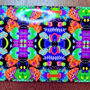 Carte d'anniversaire Trippy Queer - Motif de champignon psychédélique et message de stoner magique | Collection Frogs Are Gay Stoners