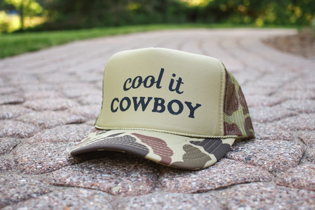 Funny Trucker Hat, Cool It Cowboy Cap, Trendy Womens Trucker Hat ...