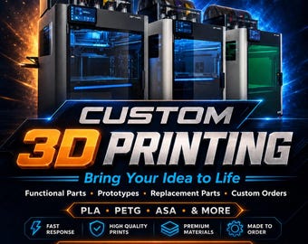 Custom 3D Printing Service – Personalized 3D Printed Parts, Models & Prototypes – Message Before Ordering