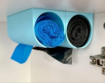 3D Printed Trash Bag Dispenser | Wall & Cabinet Mount Organizer