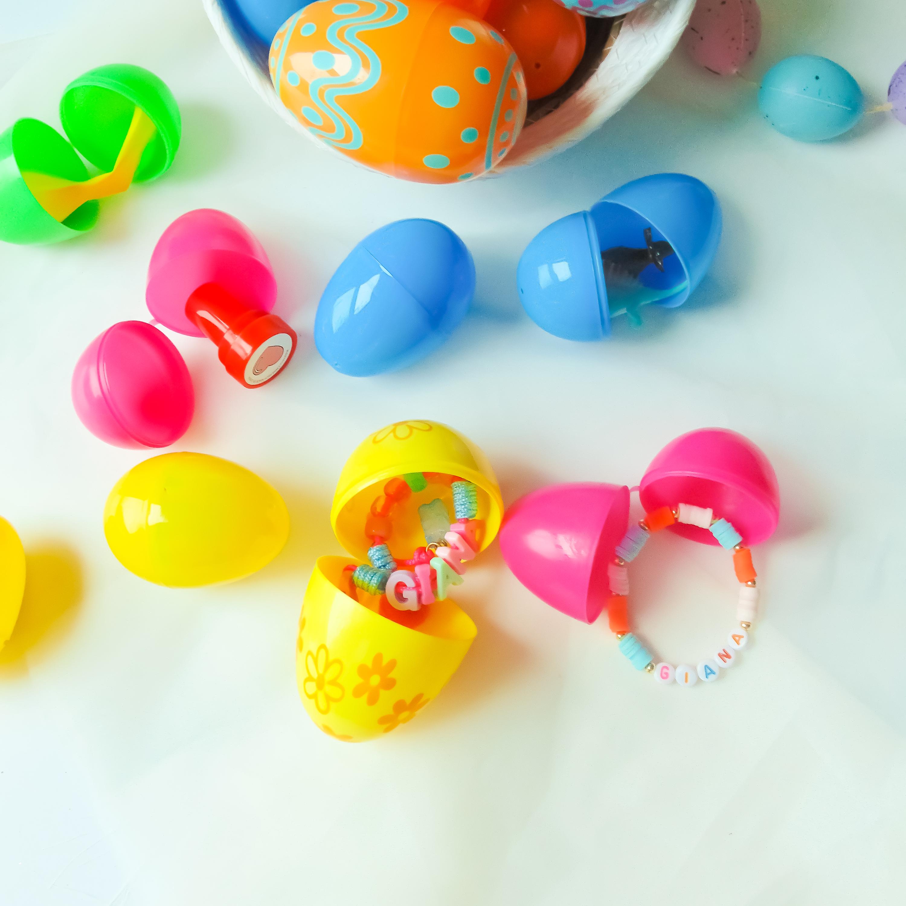 Personalized Prefilled Easter Eggs Toy Surprise Egg Hunt