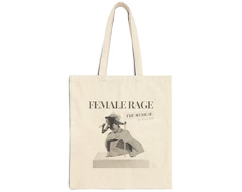 Taylor Swift The Tortured Poets Department: Female Rage The Musical Cotton Canvas Tote Bag