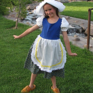 Cute Little Dutch Girl Hat, Netherlands, Holland, International, Folk Costume. Cap, headpiece, headwear, new image 4