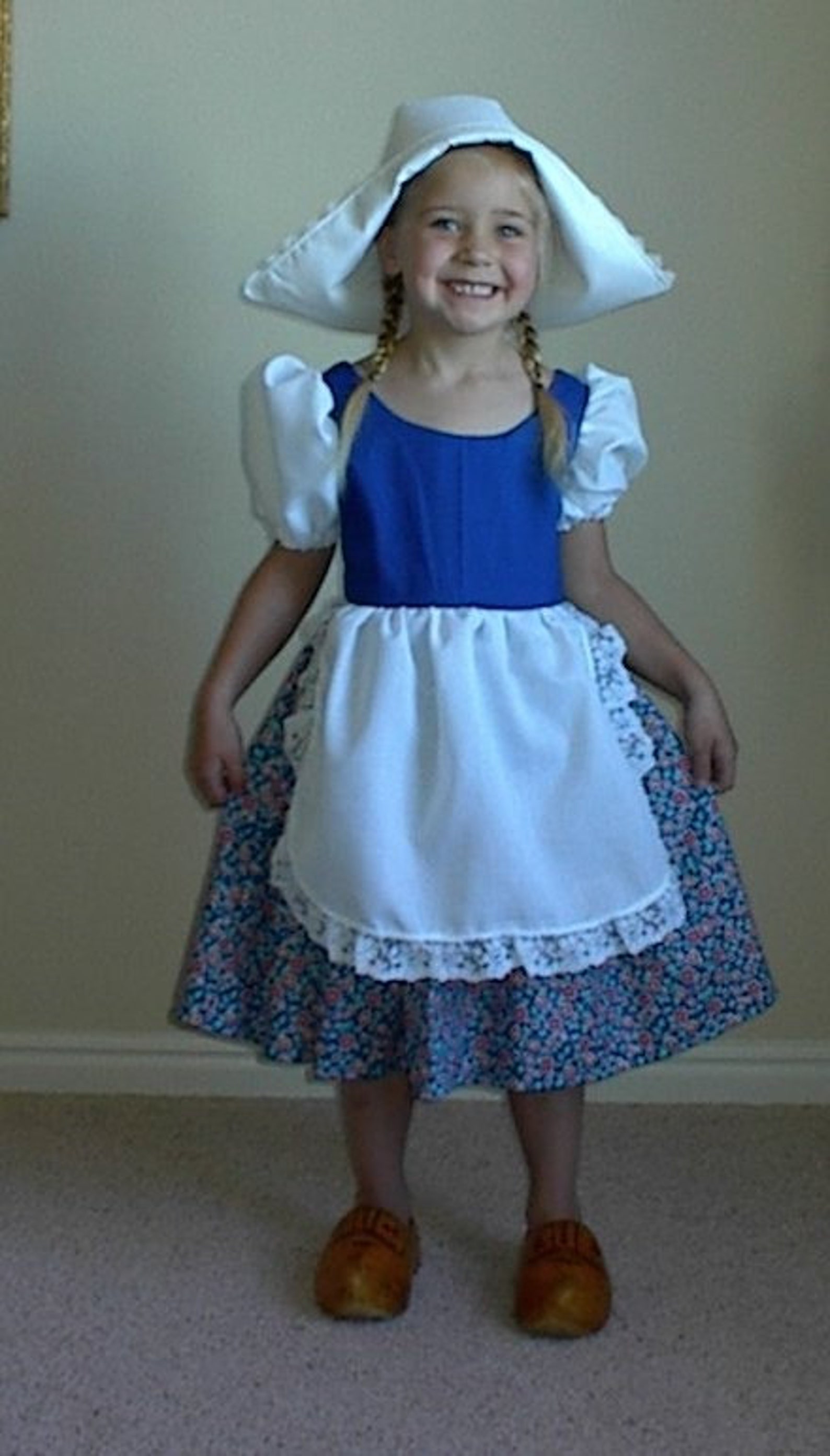 Cute Little Dutch Girl Costume Dress and Hat Netherlands Etsy