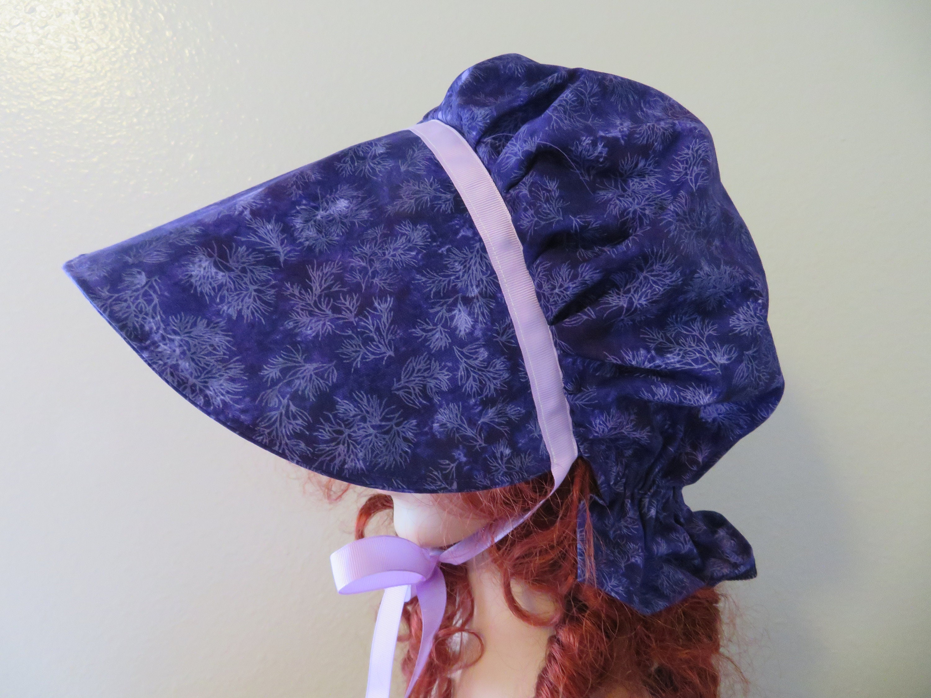 Pioneer Bonnet, Trek, Prairie, Victorian, Civil War Bonnet