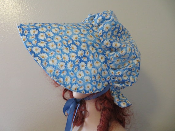 Pioneer Trek Bonnet, Prairie, Victorian, Civil War, Sunbonnet