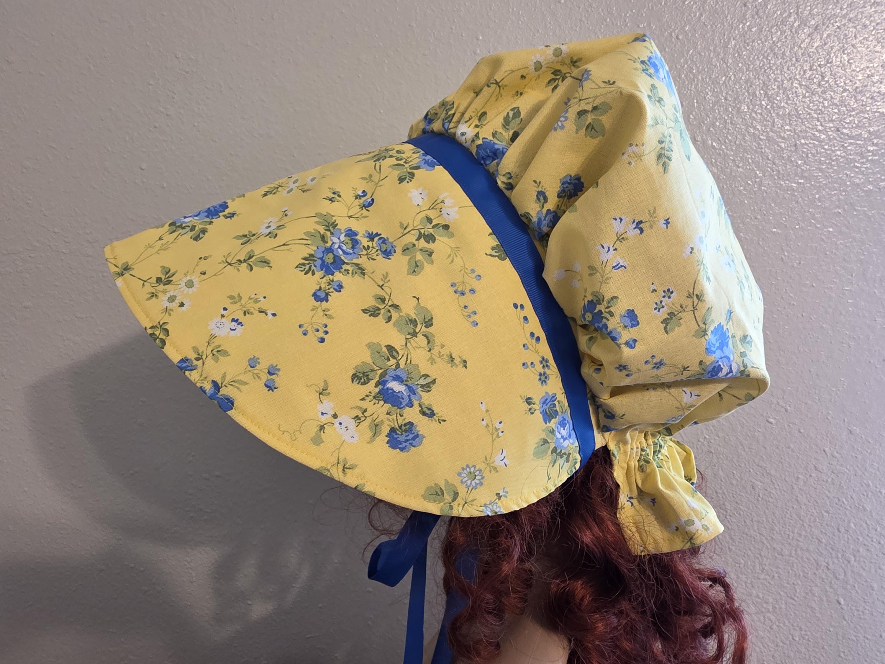 Pioneer Bonnet, Trek Bonnet, Prairie, Victorian, Civil War Bonnet