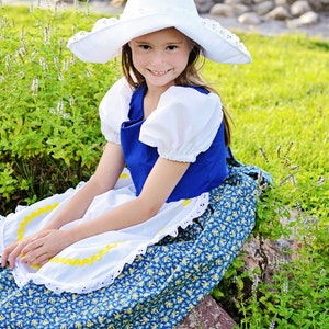 Chicas Países Bajos, Holanda, Nacional, Traje tradicional vestido Y sombrero, Chica Holandesa, Flamenca, Jornadas del Patrimonio, Escandinava, Europea, Nórdica imagen 1