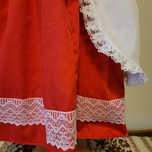 Girls Hungarian National Folk Costume dress, Embroidered, Hungary, Eastern European, Heritage days, International, traditional outfit, NEW image 4