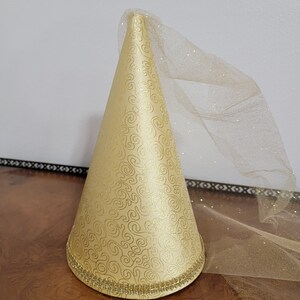 Sombrero Medieval Tudor – Tocado De Cosplay Renacentista Para Adultos – Poliéster, Circunferencia 59 Cm