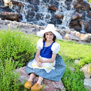 Chicas Países Bajos, Holanda, Nacional, Traje tradicional vestido Y sombrero, Chica Holandesa, Flamenca, Jornadas del Patrimonio, Escandinava, Europea, Nórdica imagen 2