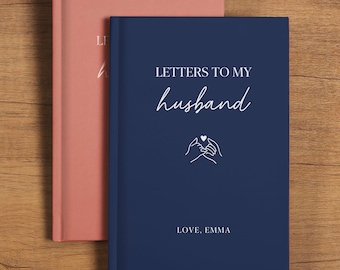 Personalized Letters To My Husband Journal, Custom Husband Memory Journal, Dear Husband Letters from Wife, Wedding Day Gifts