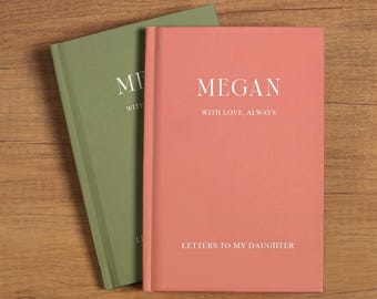 Custom Daughter Journal Birthday Letters Personalized Name Journal, Mom Daughter journal New Mom letters to my child