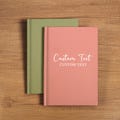 Personalized Notebook Custom Journal Custom Text Book Custom Book with Own Text, Company Gift, Quote Notebook Gratitude product logo