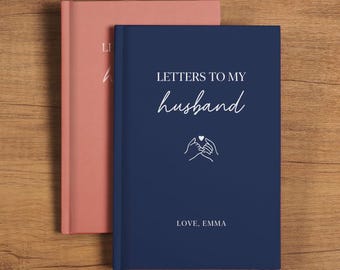 Personalized Letters To My Husband Journal, Custom Husband Memory Journal, Dear Husband Letters from Wife, Wedding Day Gifts