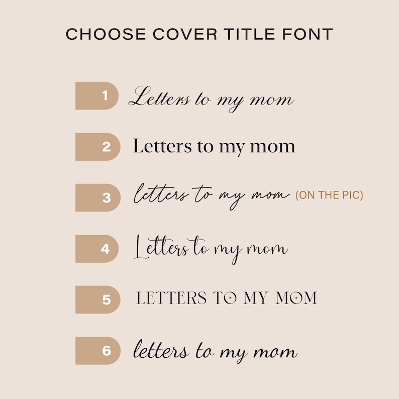 Letters to My Mom Memorial Journal Custom Grief Journal Mom Memory Book Remembrance Loss of Mother Gift Mother Sympathy Gift image 6