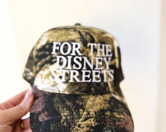 Camo and White hat