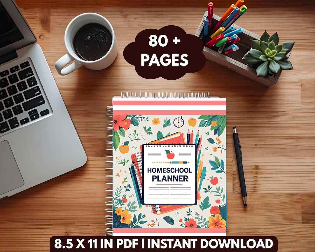 Homeschool Mom Planner Printable Lesson Plan Template Curriculum ...