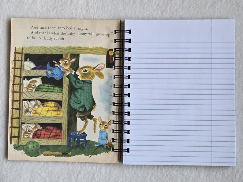 The Bunny Book Little Golden Book Journal With Story Spiral Bound ...
