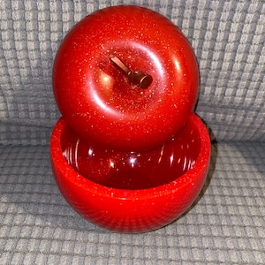 resin apple jar