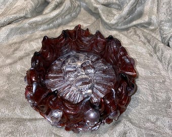Totenkopf Aschenbecher, Resin