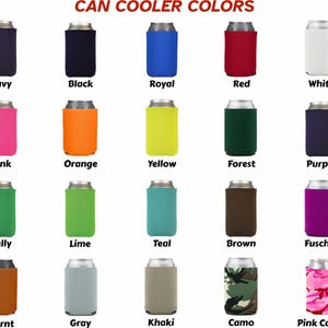 Custom Wedding Can Coolers: Personalized Party Favors - Etsy