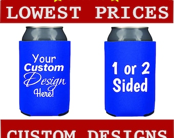 Custom Can Coolers: Personalized Drink Huggies, Design Your Own