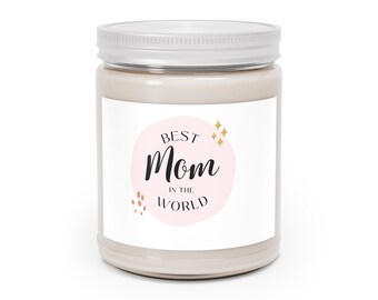 Natural soy wax blend and cotton wick scented Candles Mom gift idea