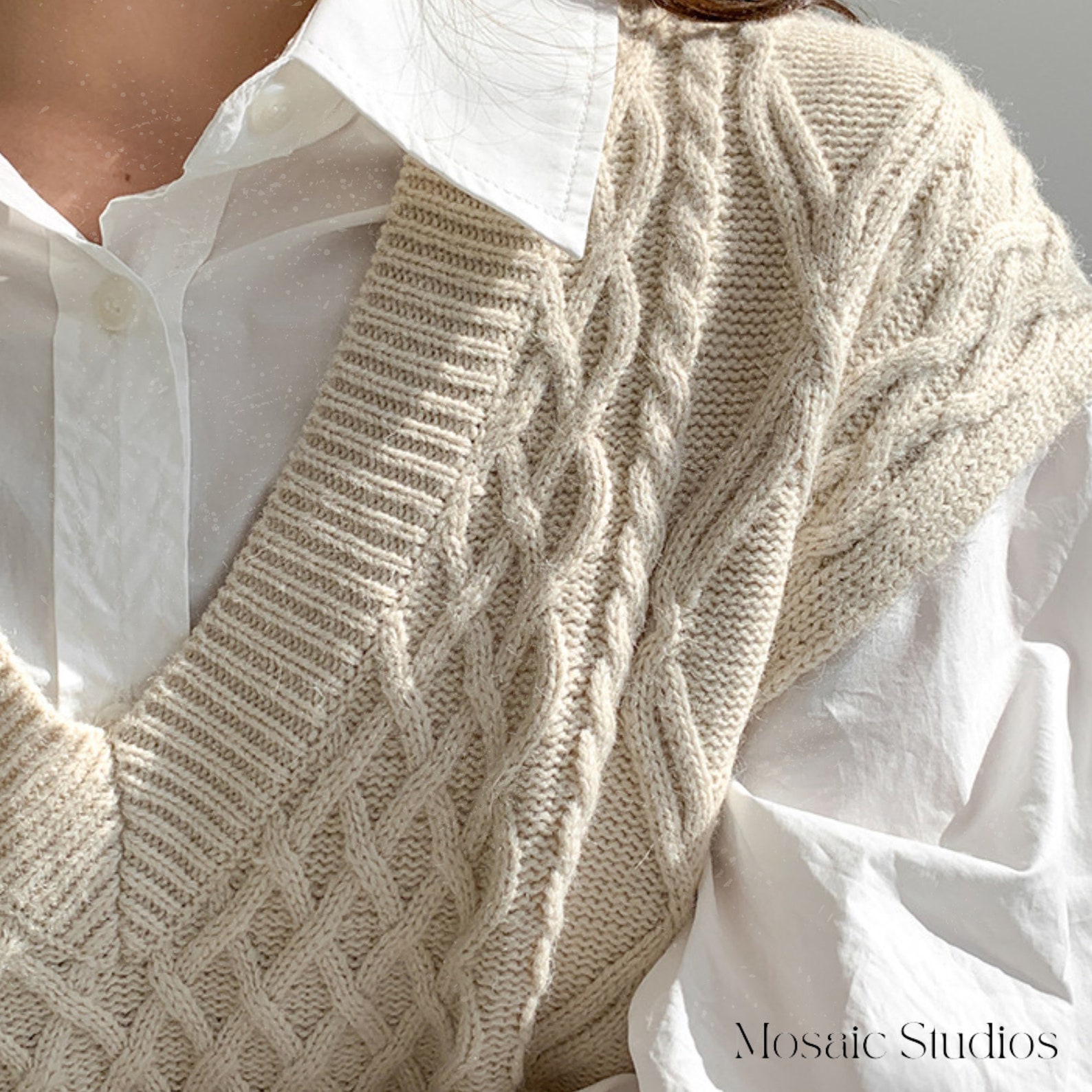 Winter Feel Knit Vest