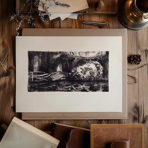 Tide | Limited Edition Etching & Drypoint Print | Unique Handcrafted Art for Collectors