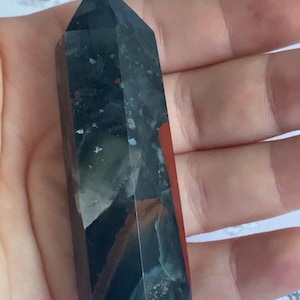 Bloodstone Point, point, crystal, crystal tower, crystal point 61-80g