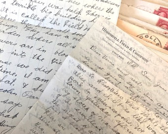 1920s and 1930s   Antique Handwritten Letters      Letters with Envelopes   Antique Letters with Envelopes