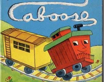 Vintage 1951 Children’s Tell A Tale Book THE LITTLE CABOOSE