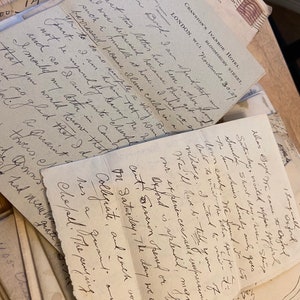 1920s to 1940s Handwritten and Typed Letter Pages   15 pages in the Purchase   Not Complete Letters  No Envelopes